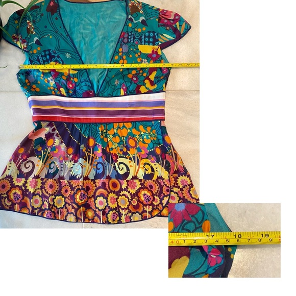 ADRIANA BARRA 🇧🇷 DESIGNER GORGEOUS TOP - Picture 12 of 14